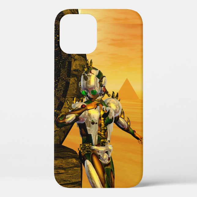 CYBORG TITAN,DESERT HYPERION Science Fiction Scifi Case-Mate iPhone Case (Back)