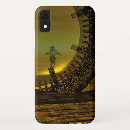 CYBORG TITANDESERT HYPERION Science Fiction Scifi iPhone XR Case