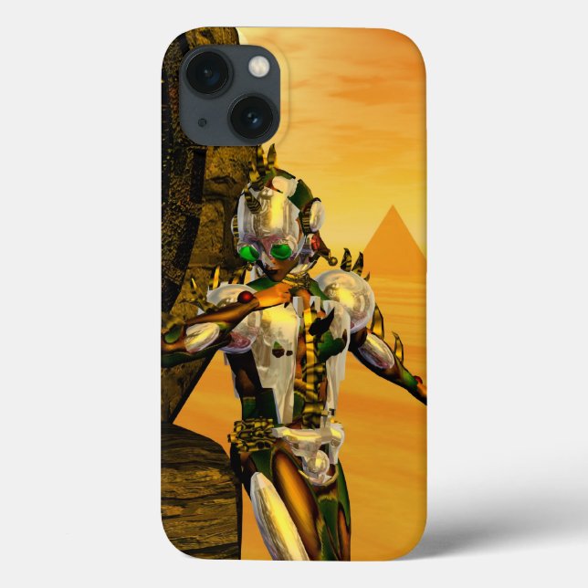 CYBORG TITAN,DESERT HYPERION Science Fiction Scifi Case-Mate iPhone Case (Back)