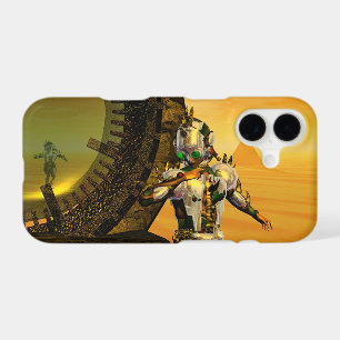 CYBORG TITAN,DESERT HYPERION Science Fiction Scifi iPhone 17 Case