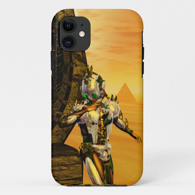 CYBORG TITAN,DESERT HYPERION Science Fiction Scifi Case-Mate iPhone Case (Back)