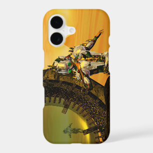 CYBORG TITAN,DESERT HYPERION Science Fiction Scifi iPhone 17 Case