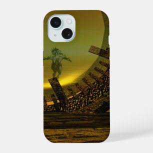CYBORG TITAN,DESERT HYPERION Science Fiction Scifi iPhone 15 Case