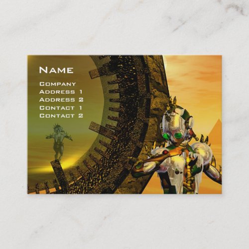 TITAN IN THE DESERT OF HYPERION / Reflections Business Card Template