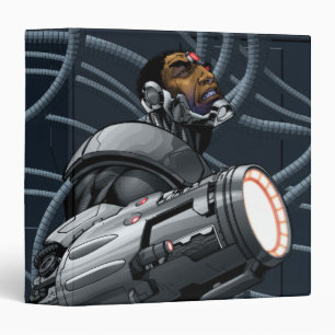 Cyborg & Weapon Bust 3 Ring Binder