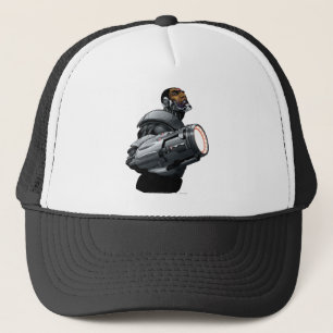 Cyborg & Weapon Bust Trucker Hat