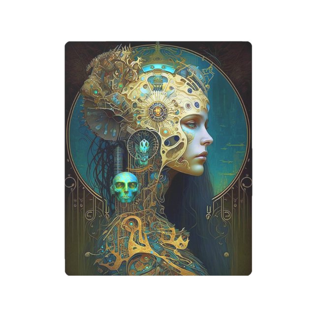 Cyborg Woman Fantasy Sci-Fi Art (Front)