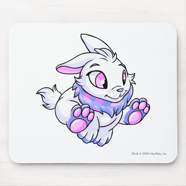 Cybunny Blue Mouse Pad (Front)