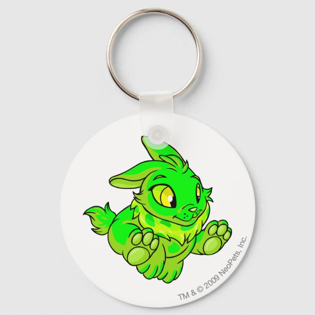 Cybunny Glowing Keychain (Front)