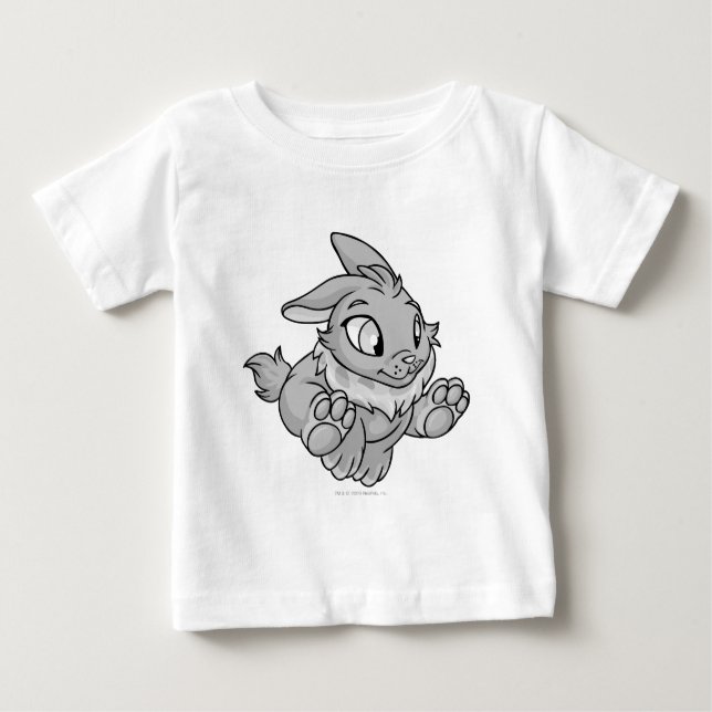 Cybunny Silver Baby T-Shirt (Front)