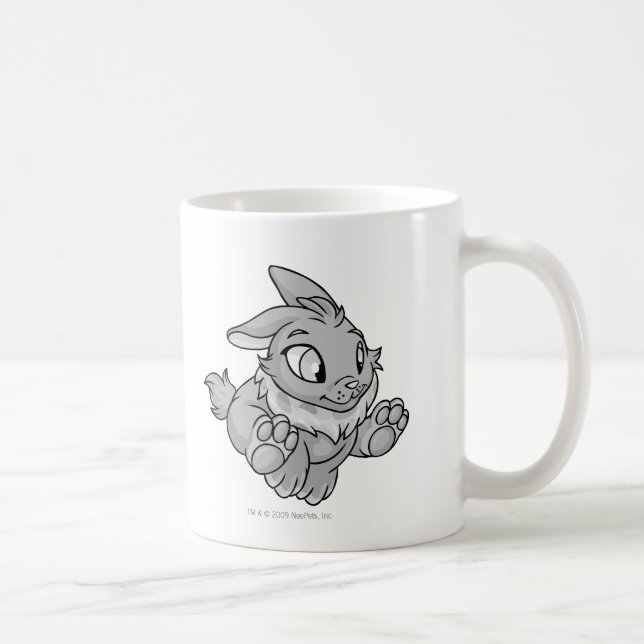 Cybunny Silver Coffee Mug (Right)
