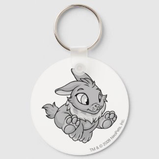 Cybunny Silver Keychain