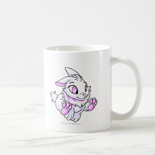 Cybunny White Coffee Mug (Right)