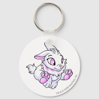 Cybunny White Keychain
