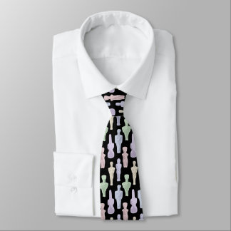 Cycladic Figurines Neck Tie