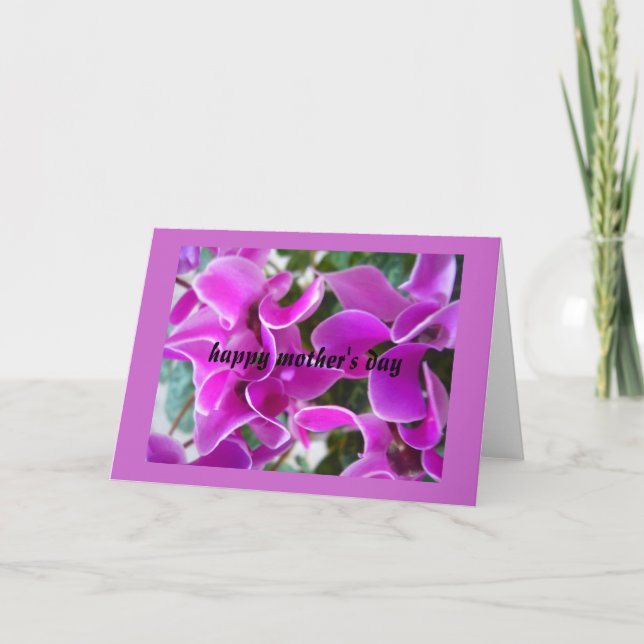 cyclamen card (Front)