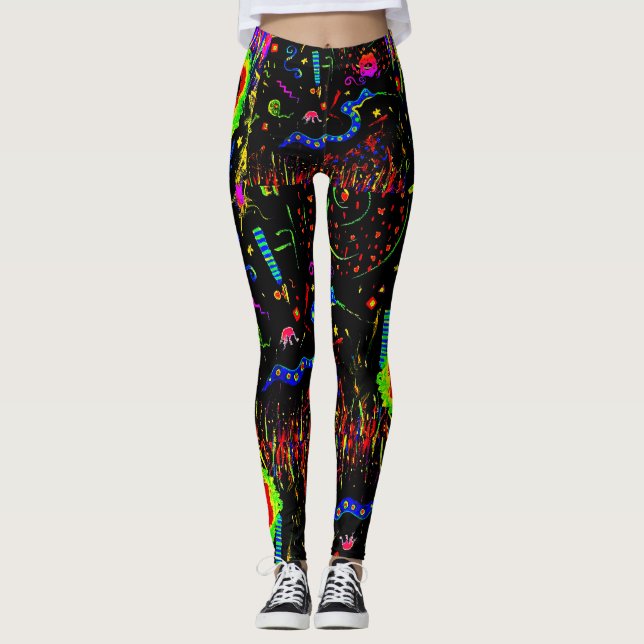 Cyclamen Leggings (Front)
