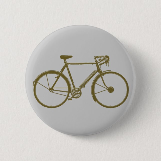 cycle bi-cycle pinback button (Front)
