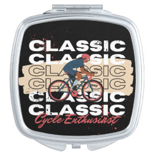 Cycle enthusiast compact mirror