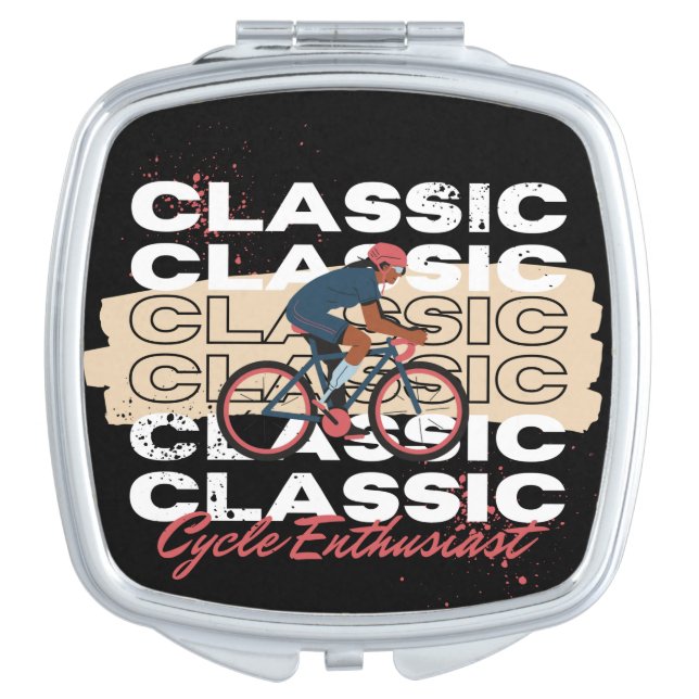 Cycle enthusiast compact mirror (Front)