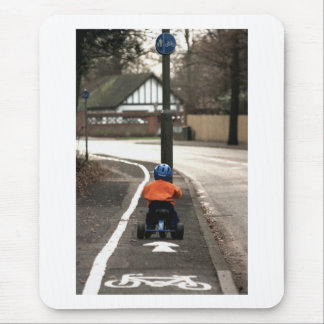 Cycle lane mouse pad