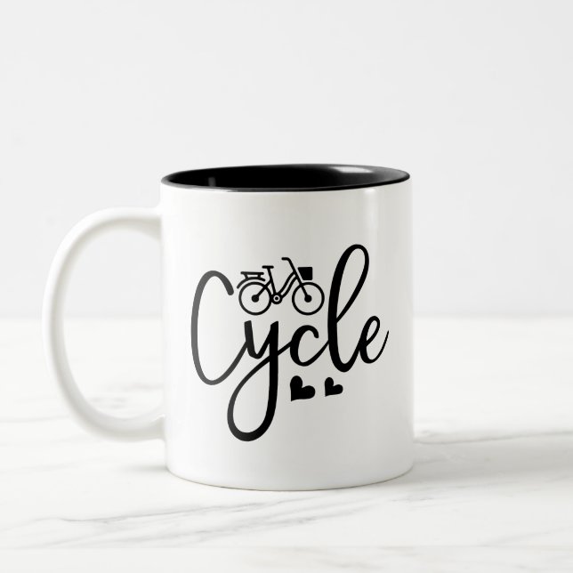 CYCLE MUG | BICYCLE MUG | BIKE MUG (Left)