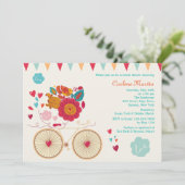 Cycle of Love Bridal Shower Invitation (Standing Front)