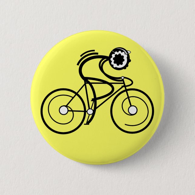 CYCLE ON! Racer Button (Front)