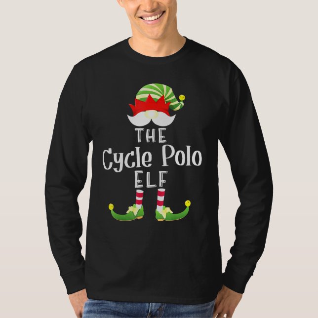 Cycle Polo Elf Group Christmas Pajama Party (Front)