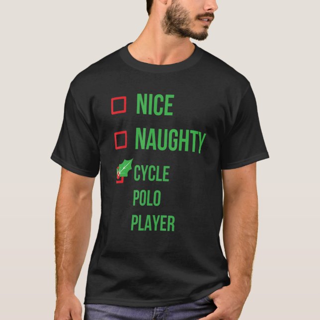 Cycle Polo Player Funny Pajama Christmas (Front)