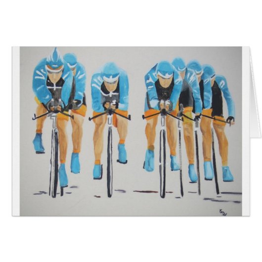 Cycle race cards (Front Horizontal)