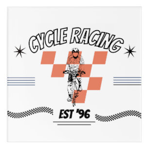 CYCLE RACING ACRYLIC PRINT