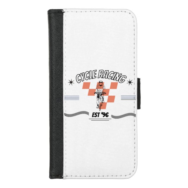 CYCLE RACING iPhone WALLET CASE (Front)