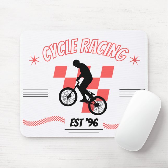 CYCLE RACING MOUSE PAD (With Mouse)