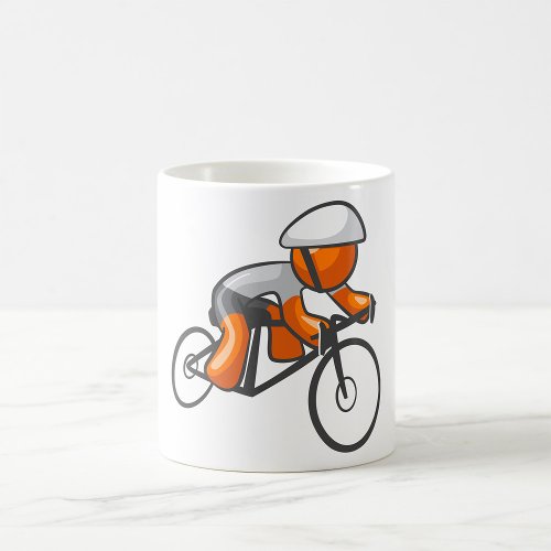 Cycle Racing Orange Racer Mug