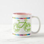 Cycle Recycle Two-Tone Coffee Mug