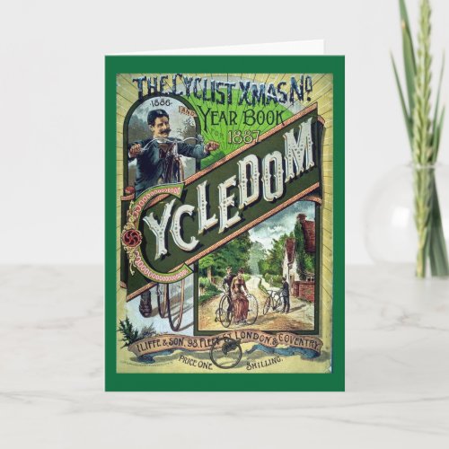 Cycledom Vintage 1886 Catalog Holiday Card