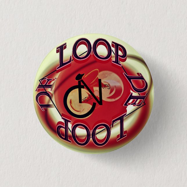 cycleNuts Loop De Loop Button (Front)