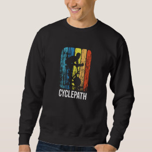 Cyclepath Cycling and spin bike class woman Sweatshirt