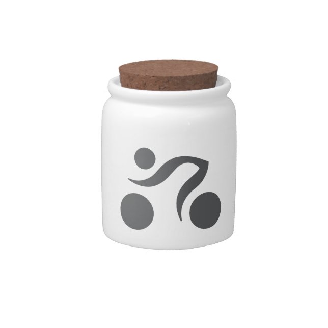 Cycler Freak Candy Jar (Front)