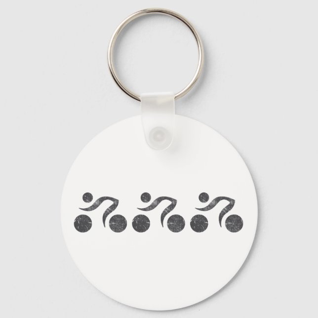 Cyclers in Grey Keychain (Front)