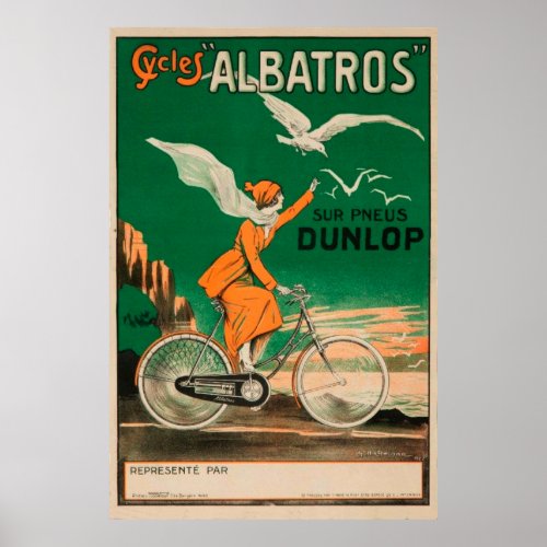 Cycles Albatros Vintage Poster