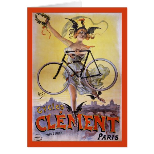 Cycles Clment 1898 Vintage Advertising Poster