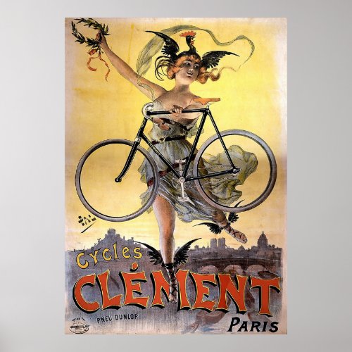 Cycles Clement Bike Poster