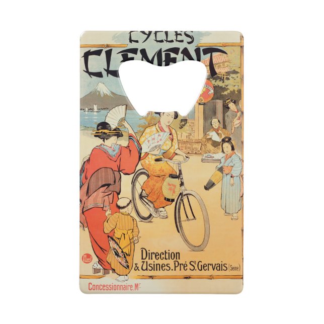Cycles Clement Pre Saint-Gervais Credit Card Bottle Opener (Front)