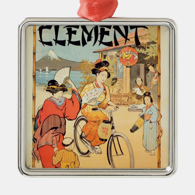 Cycles Clement Pre Saint-Gervais Metal Ornament (Front)