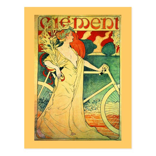 Cycles Clément Vintage Bicycle Poster Postcard