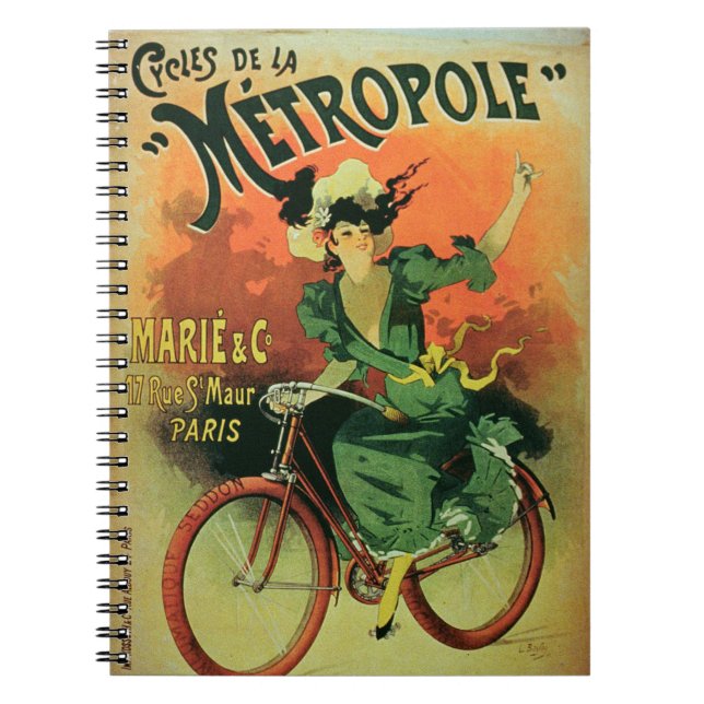 'Cycles de La Metropole', Marie & Co. (colour lith Notebook (Front)