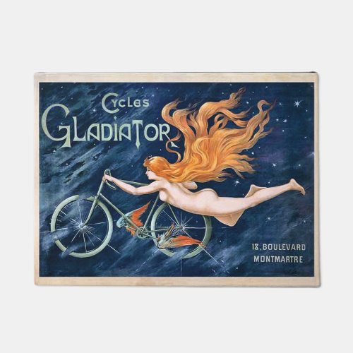 Cycles Gladiator by Georges Massias Vintage Doormat