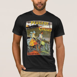 Cycles Peugeot Vintage Bicycle Art T-Shirt